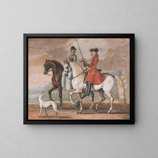 James Seymour - A Gentleman on a Managed Horse Riding Out With a Lady.webp