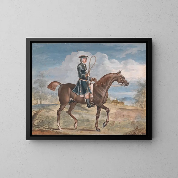Monsieur Woodward à cheval - James Seymour — inramlat konstverk på väggen
