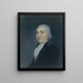 Noah Webster - James Sharples — inramlat konstverk på väggen