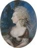 fru Fitzherbert, hustru till George IV - James Sharples — vy av konstverket