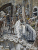 En helig kvinna torkar Jesu ansikte - James Tissot — vy av konstverket