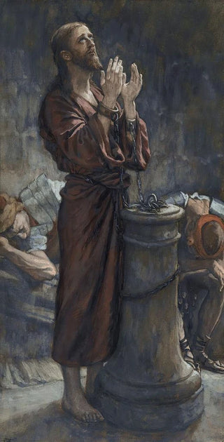 James Tissot - Good Friday Morning Jesus in Prison.webp