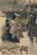 Adieu sur la Mersey - James Tissot — vy av konstverket