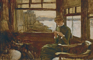 James Tissot - Kathleen Newton in a ThamesSide Tavern.webp