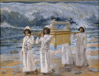 L'Arche passer Jourdain - James Tissot — vy av konstverket