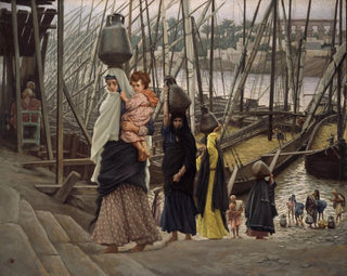 Le séjour en Égypte - James Tissot — vy av konstverket