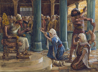 La sagesse de Salomon - James Tissot — vy av konstverket