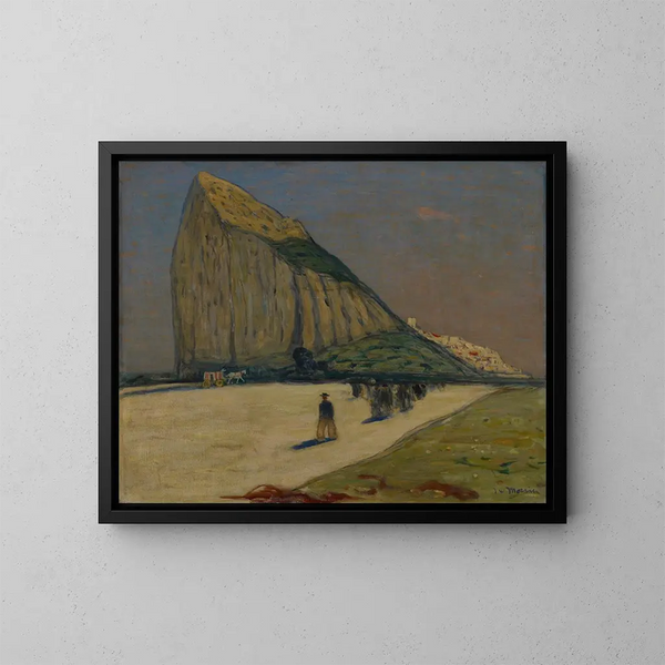 Gibraltar - James Wilson Morrice — inramlat konstverk på väggen