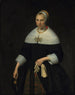 Portrait av en dam - Jan Albertsz Rotius — vy av konstverket
