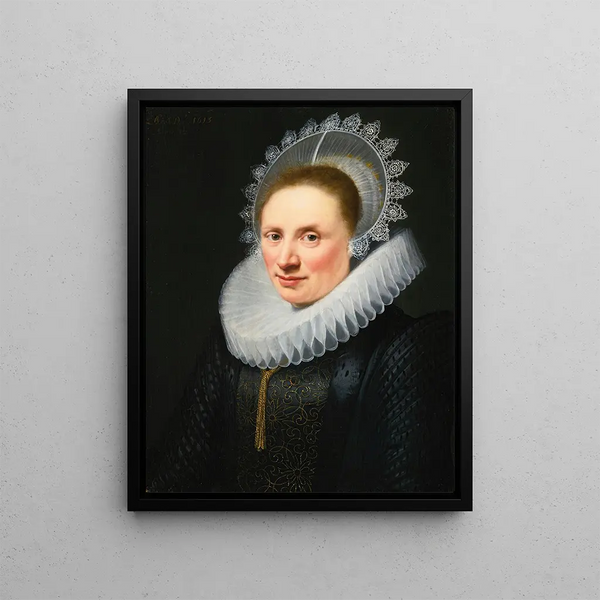 Jan Anthonisz van Ravesteyn - Portrait Of A Lady In A White Lace Ruff And Cap.webp