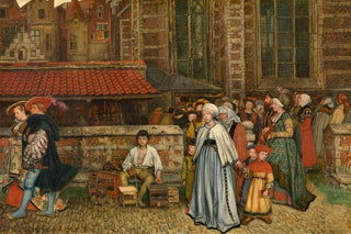 Jan August Hendrik Leys - After Mass.webp