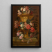Bouquet de fleurs - Jan Baptist Bosschaert — inramlat konstverk på väggen