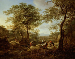 Le gué et l'arrêt des voyageurs - Jan Both — vy av konstverket