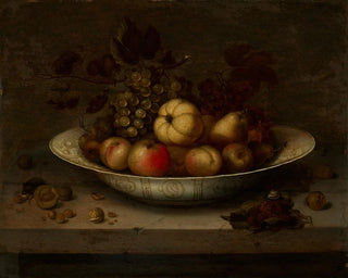 assiett med frukt - Jan Bouman — vy av konstverket