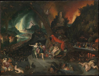 Énée och sibyllan i underjorden - Jan Brueghel den yngre — vy av konstverket