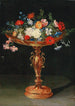 Blommor i en guldkopp - Jan Brueghel den Yngre — vy av konstverket