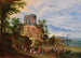 Landskap med ruiner och levande figurer - Jan Brueghel den yngre — vy av konstverket