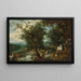 Paradis - Jan Brueghel le Jeune — inramlat konstverk på väggen