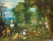 Le Paradis avec la Création d'Eve - Jan Brueghel le Jeune — vy av konstverket