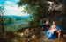 Repos under flykten till Egypten - Jan Brueghel den yngre — vy av konstverket