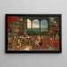 Les cinq sens L'ouïe - Jan Brueghel le Jeune — inramlat konstverk på väggen