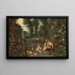 Les Cinq Sens: l'odorat - Jan Brueghel le Jeune — inramlat konstverk på väggen