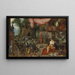 Les Cinq Sens: le toucher - Jan Brueghel le Jeune — inramlat konstverk på väggen