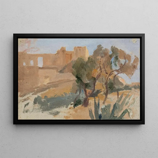 Jan Cigliski - Athens The Propylaea on the Acropolis From the journey to Greece.webp