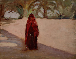 Biskra, une fille - Jan Cybis — vy av konstverket