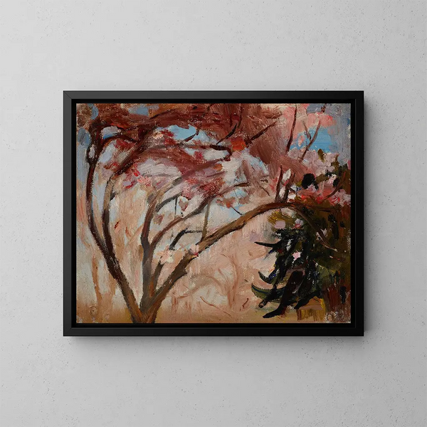 Magnolia de Crimée - Jan Cybis — inramlat konstverk på väggen