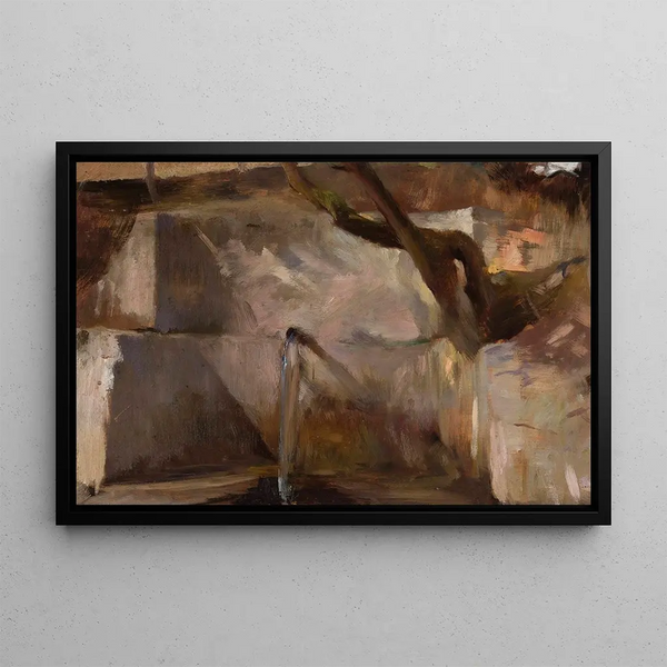 Jan Cigliski - Fountain near Yalta From the journey to Crimea.webp