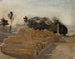 Temple d'Amon-Rê i Sphinx Alley i Karnak - Jan Cybis — vy av konstverket