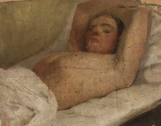 Jan Cigliski - Study of a reclining woman.webp