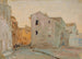 Fragment architectural de Syracuse - Jan Cybis — vy av konstverket
