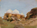 Temple aux dômes blancs - Jan Cybis — vy av konstverket