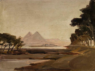 Jan Cigliski - View of the pyramids From the journey to Egypt.webp