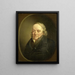 Johannes Kinker, poet och filosof, professor i Liège - Jan Cornelis van Rossum — inramlat konstverk på väggen