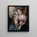 La Sainte Famille - Jan Cornelisz Vermeyen — inramlat konstverk på väggen