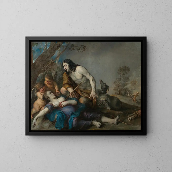 Céphale och Procris - Jan Cossiers — inramlat konstverk på väggen