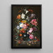 Vas av blommor - Jan Davidsz de Heem — inramlat konstverk på väggen