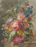 Naturtavla med blommor - Jan Evert Morel — vy av konstverket