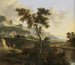 Landskap med berg - Jan Hackaert — vy av konstverket