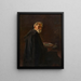 Le peintre Jacques Rosseels - Jan Hendrik Luyten — inramlat konstverk på väggen
