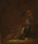 still life med krigsinstrument - Jan Jansz van Buesem — vy av konstverket