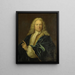 Jan Hendrik van Heemskerck, greve av det tysk-romerska riket, herre av Achttienhoven Den Bosch och Eyndschoten, kapten för medborgarna i Amsterdam - Jan Maurits Quinkhard — inramlat konstverk på väggen