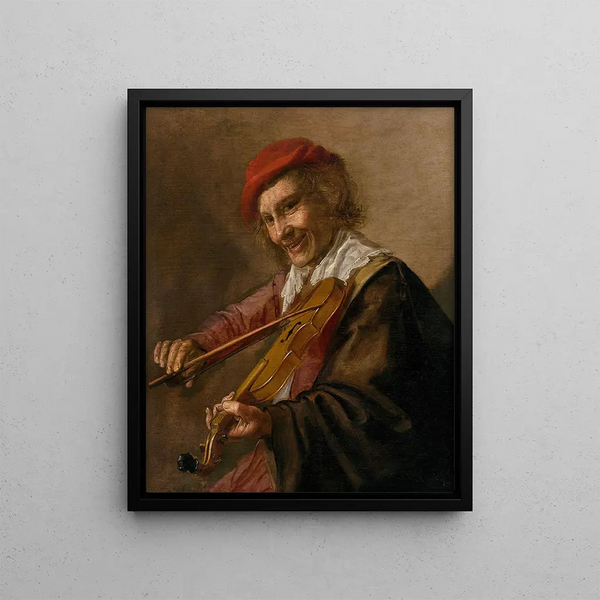 Le Violoniste - Jan Miense Molenaer — inramlat konstverk på väggen