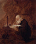 Saint Jérôme - Jan Olis — vy av konstverket