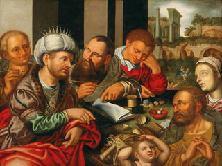 Jan Sanders Van Hemessen - The Parable of the Merciless Creditor.webp