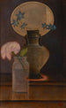 delphiniums och en ros - Jan Spychalski — vy av konstverket