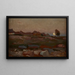 Lune sur les rochers - Jan Stanisławski — inramlat konstverk på väggen